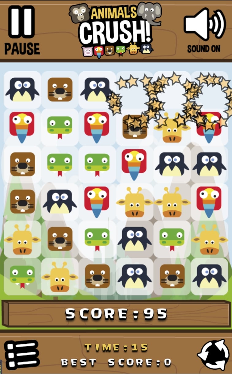 مباراة سحق الحيوانات 3