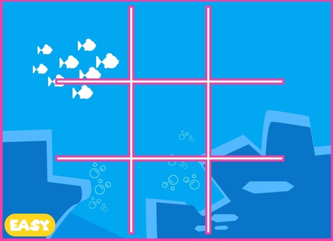 Mały rekin Tic Tac Toe