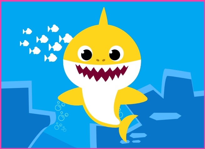 Baby Shark Tic Tac Toe 