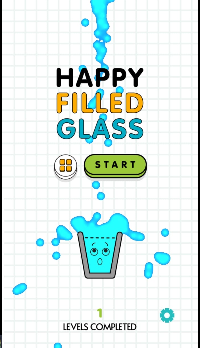 Happy Filled Glass