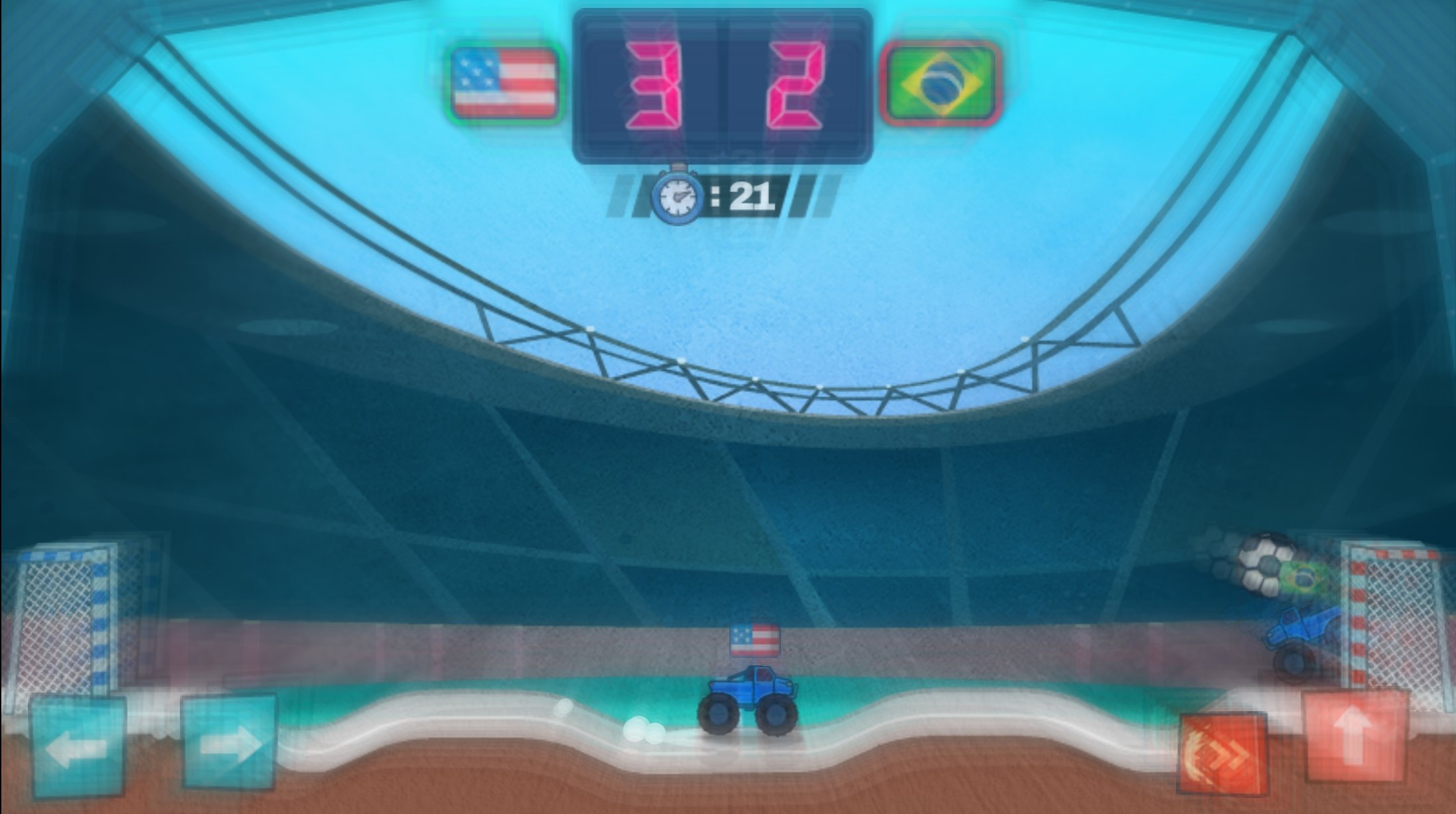 Fútbol de camiones monstruo