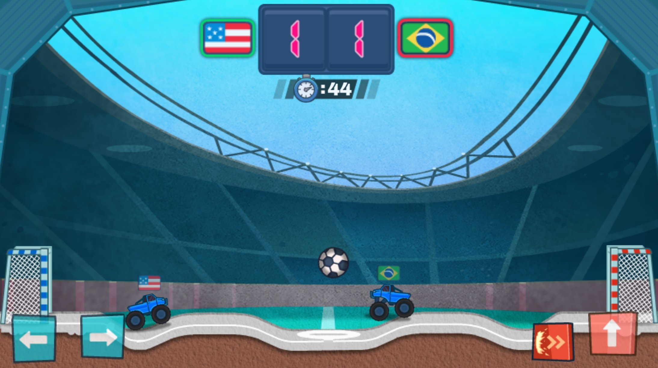 Fútbol de camiones monstruo