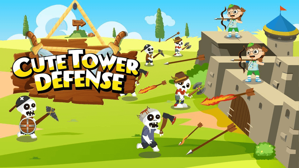 Castle Warfare Zombies vs Momo Cute Tower Defense