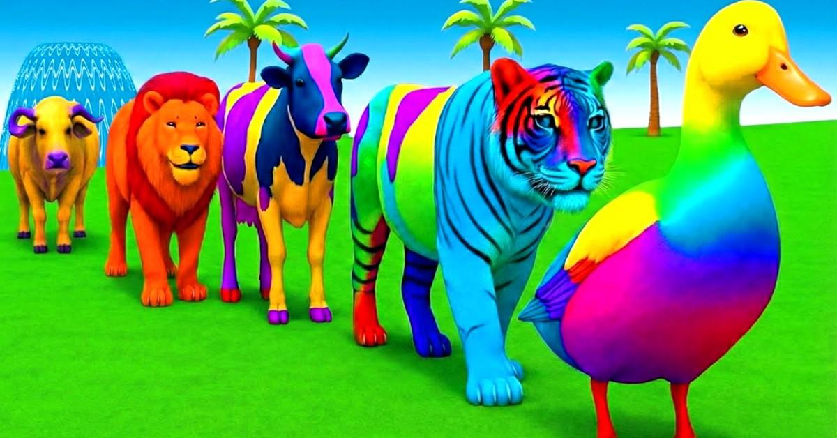 Colorful Animal Parade