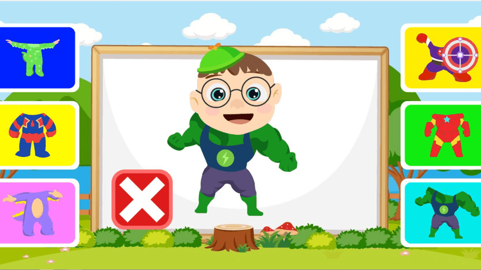 Superhero body matching