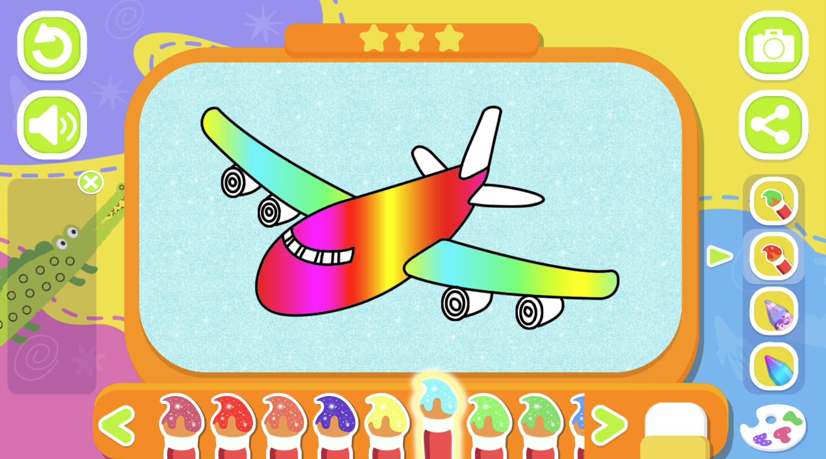 Airplane Coloring Book