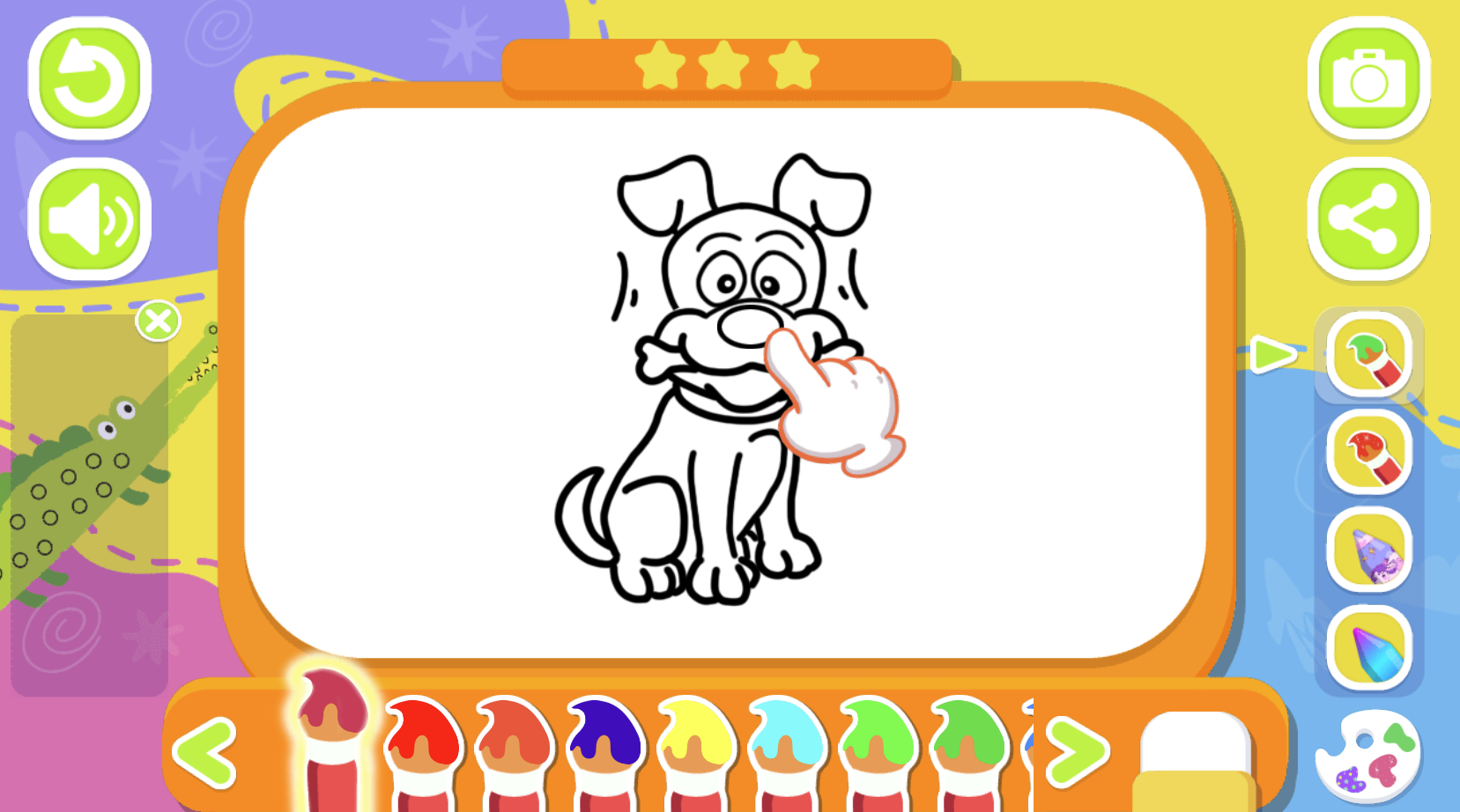 Brave Doggie Coloring Book