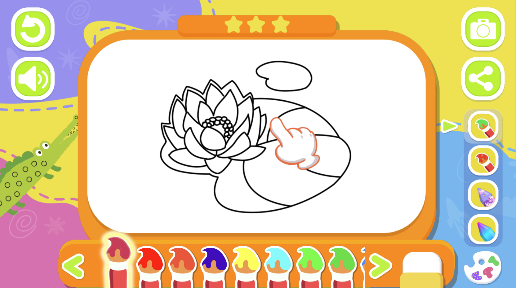Lotus Flower Coloring Book