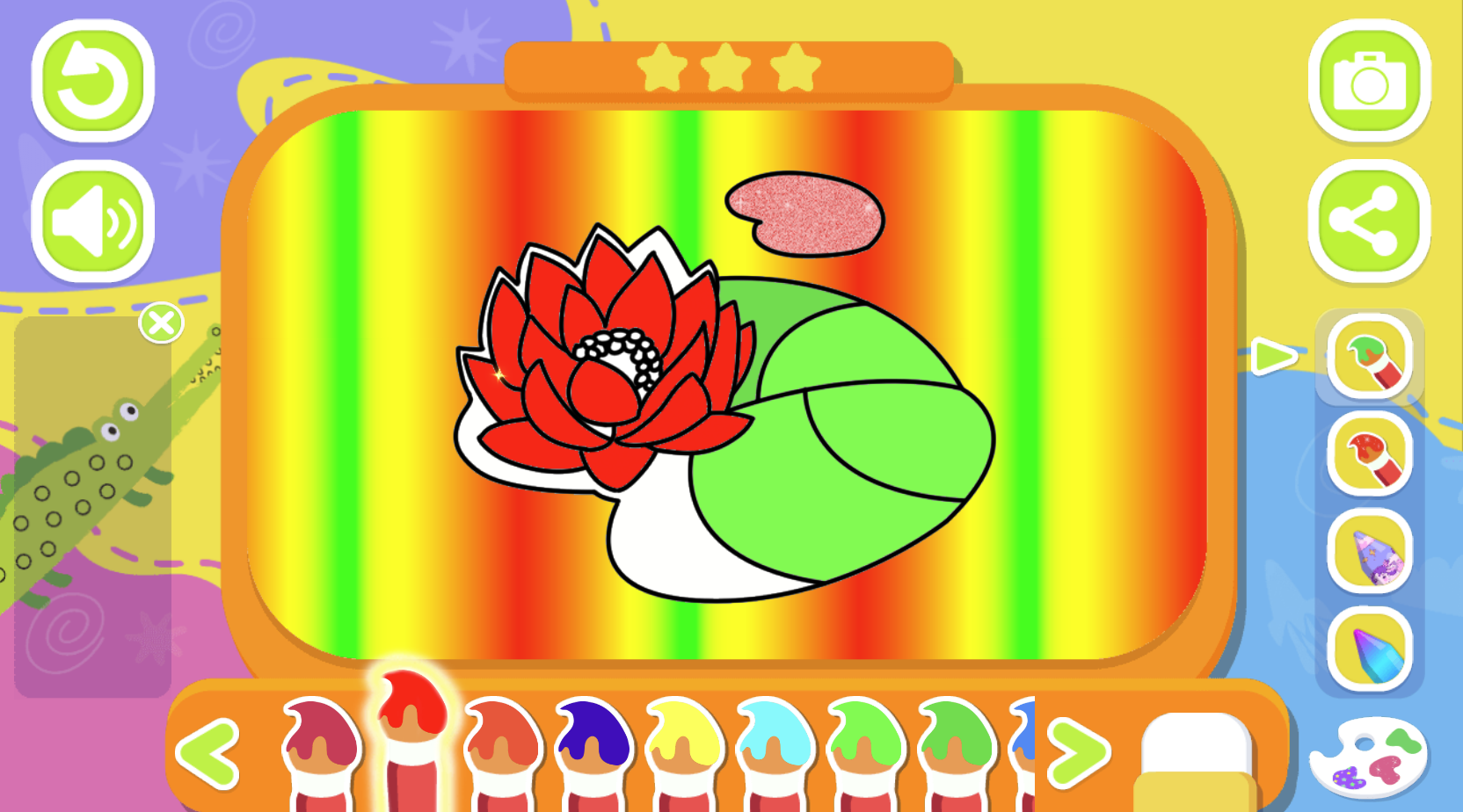 Lotus Flower Coloring Book