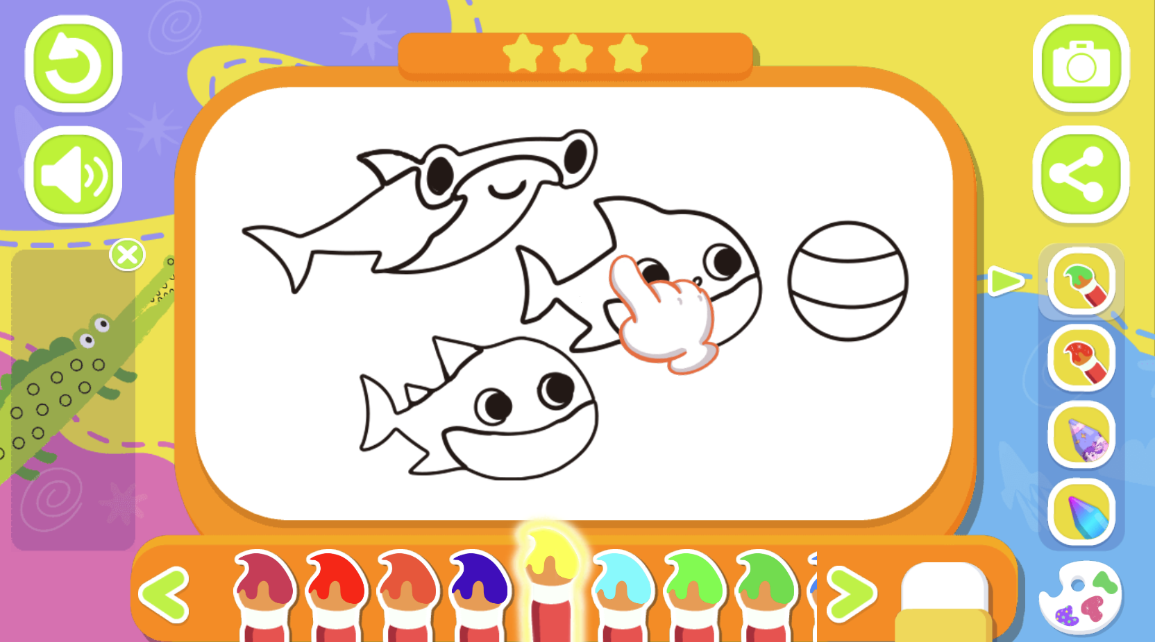 New Shark Coloring Book A24