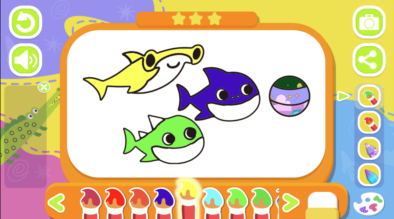 New Shark Coloring Book A24