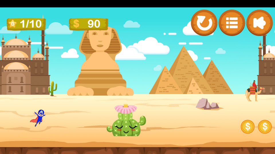 Masked Hero Desert Escape