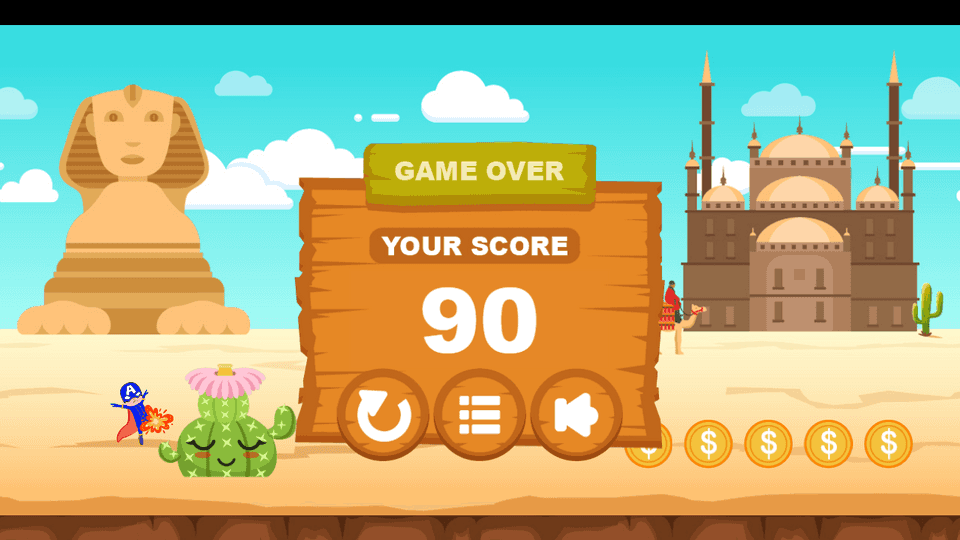 Masked Hero Desert Escape