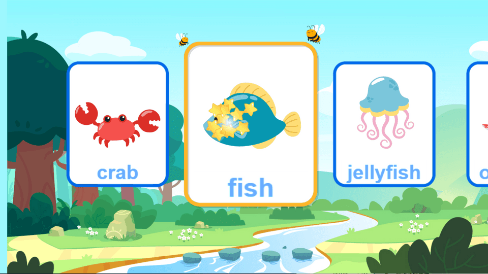 بطاقة حيوانات المحيط