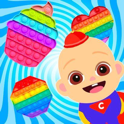 Màu Fidget Pop Toy CC
