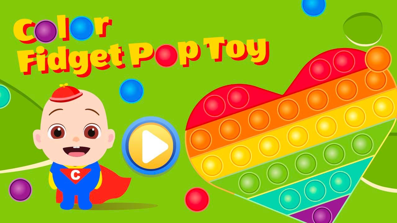Renkli Fidget Pop Oyuncak CC